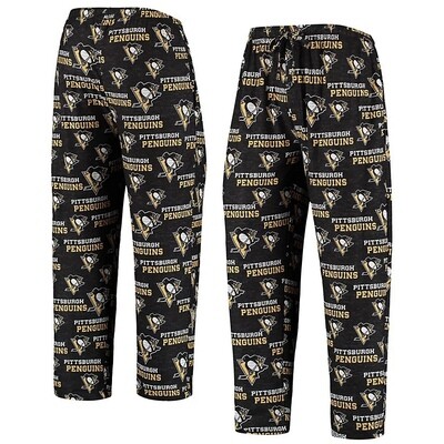 Pittsburgh Penguins Men's Black Concepts Sport Zest Pajama Pants