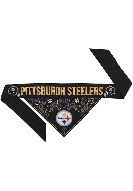 Pittsburgh Steelers Pet Dog Bandana Pittsburgh Steelers Pet Dog Bandana
