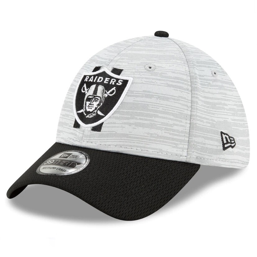 Las Vegas Raiders Men's New Era 39Thirty Flex Fit Training Camp Hat