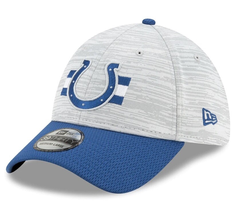Indianapolis Colts Men's New Era 39Thirty Flex Fit Training Camp Hat