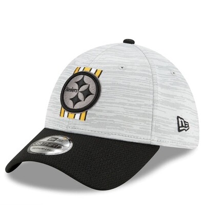 Pittsburgh Steelers Men's New Era 39Thirty Flex Fit Training Camp Hat