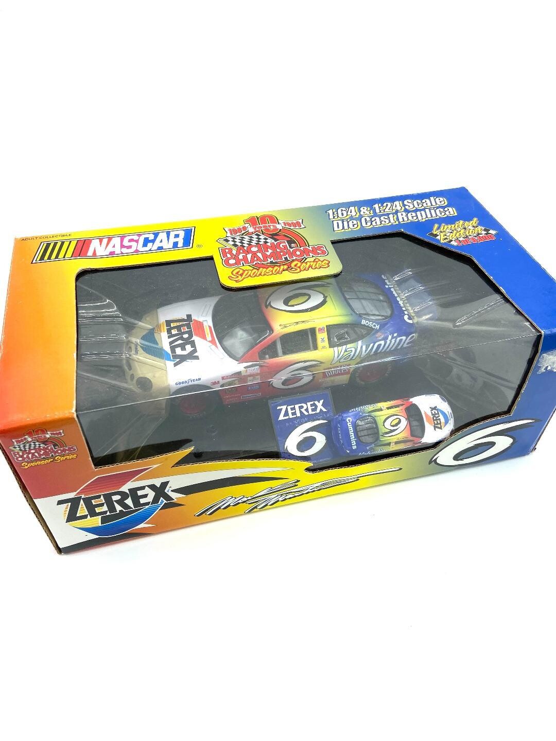 Mark Martin Racing Champions Limited Edition 1989 &1999 Valvoline 1:64 & 1:24 Scale Die Cast Replica