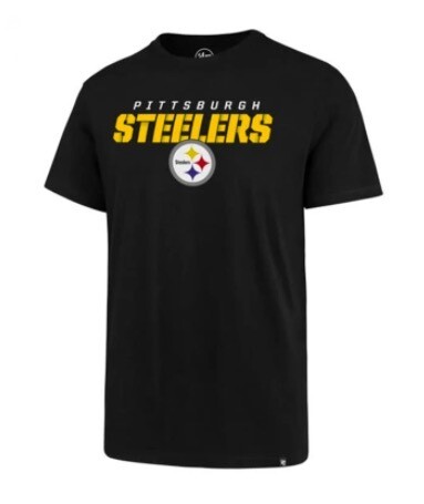Pittsburgh Steelers Men's Jet Black Super Rival T-Shirt