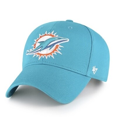 Miami Dolphins Men's 47 Brand MVP Adjustable Hat Miami Dolphins Men's 47 Brand MVP Adjustable Hat