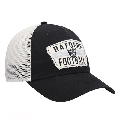 Las Vegas Raiders Men’s 47 Brand Trucker Clean Up Adjustable Hat