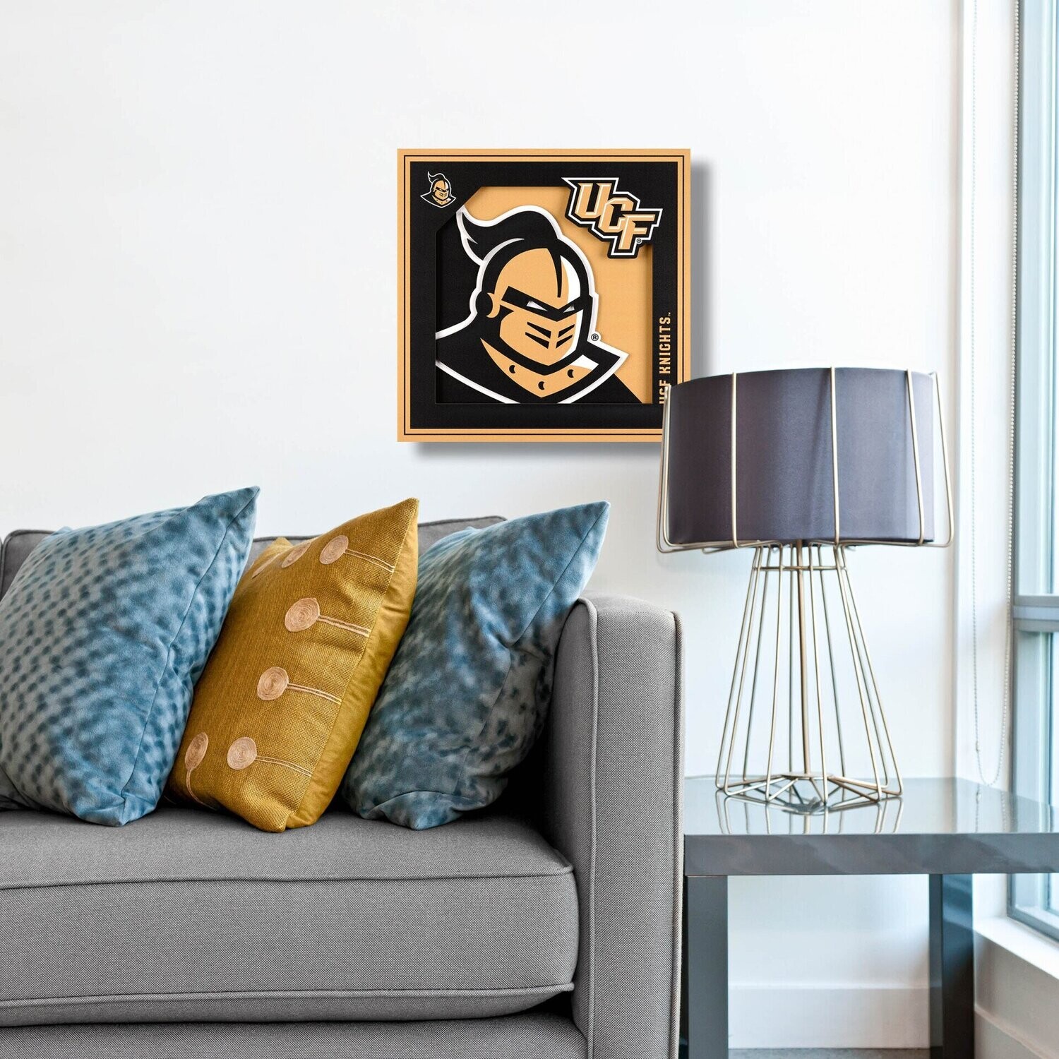 UCF Knights 12" x 12" 3D Logo Series Wall Art