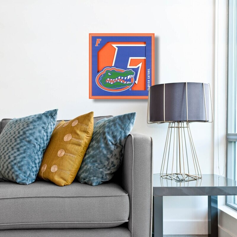 Florida Gators 12" x 12" 3D Logo Series Wall Art