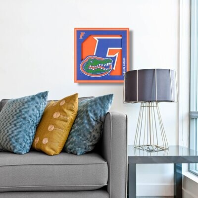 Florida Gators 12" x 12" 3D Logo Series Wall Art