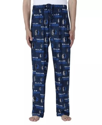 Dallas Mavericks Men's Concepts Sport Blue Zest All Over Print Pajama Pants