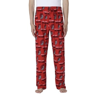 Portland Trail Blazers Men's Concepts Sport Zest All Over Print Pajama Pants