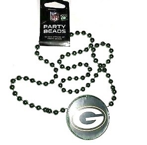Green Bay Packers Party Beads Necklace Green Bay Packers Party Beads Necklace