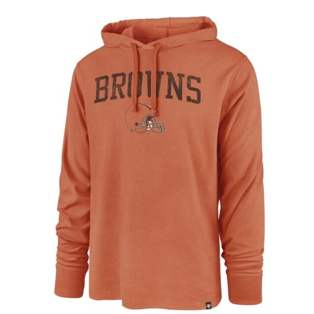 Cleveland Browns Men's 47 Brand Power Up Club Pullover Hoodie