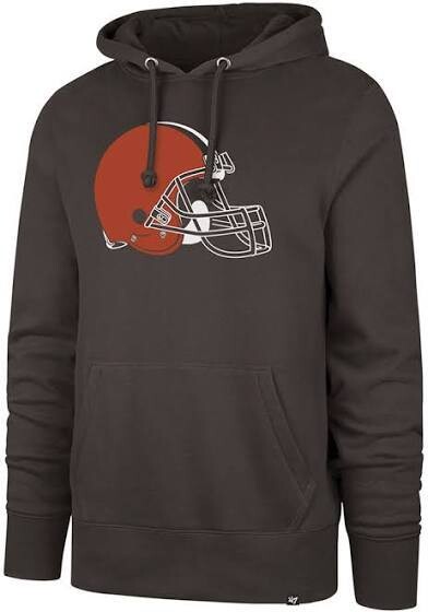 Cleveland Browns Men's 47 Brand Imprint Headline Hoodie Pullover