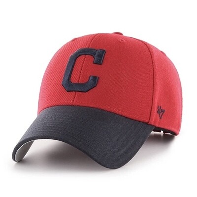 Cleveland Indians Men's 47 Brand MVP Adjustable Hat