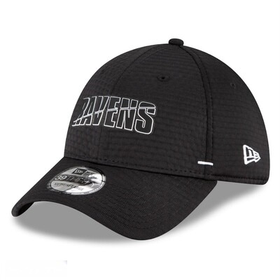 Baltimore Ravens Men's New Era 39Thirty Flex Fit Sideline Training Hat