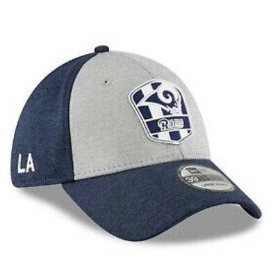 Los Angeles Rams Men's New Era 39Thirty Flex Fit On Field Hat
