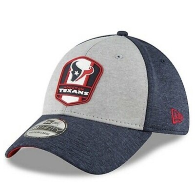 Houston Texans Men's New Era 39Thirty Flex Fit On Field Hat