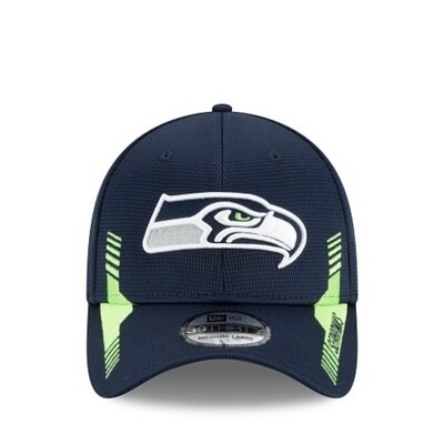 Seattle Seahawks Men's New Era NFL Sideline Home 39Thirty Stretch Fit Hat