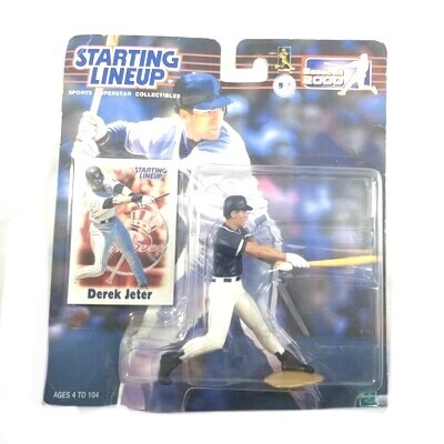 New York Yankees Derek Jeter Starting Lineup 2000 MLB Figure