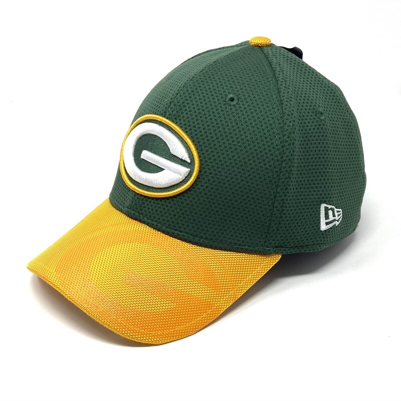 Green Bay Packers Men's New Era 39Thirty Flex Fit Sideline Hat