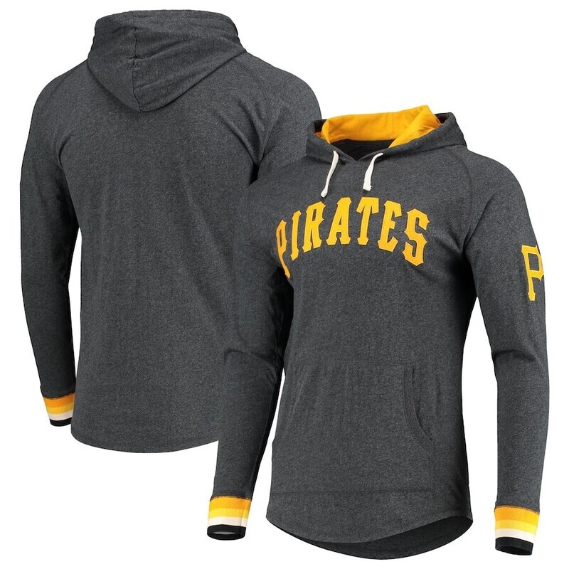 Pittsburgh Pirates Men's Mitchell & Ness Pullover Long Sleeve Hoodie