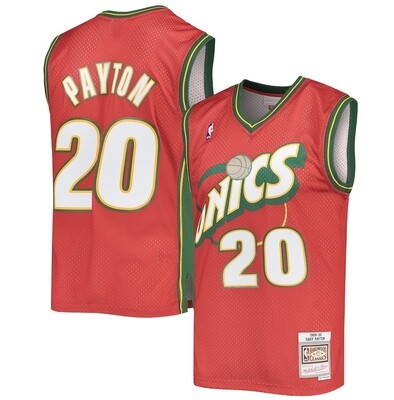 Seattle Supersonics Gary Payton 1999-00 Red Mitchell & Ness Men's Swingman Jersey