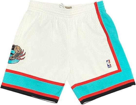 Memphis Grizzlies 01-2002 Men's White Mitchell & Ness Swingman Shorts