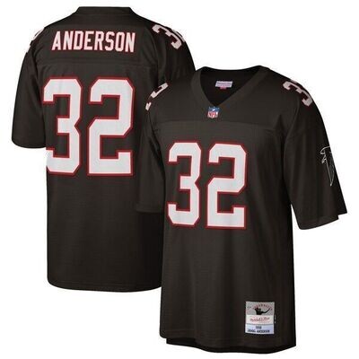 Atlanta Falcons Jamal Anderson 1998 Black Mitchell & Ness Men's Legacy Jersey