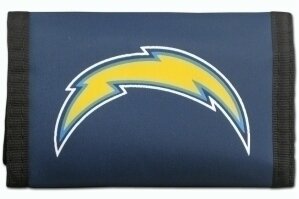 Los Angeles Chargers Nylon Tri-Fold Wallet