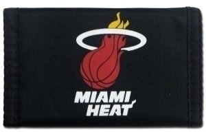 Miami Heat Nylon Tri-Fold Wallet
