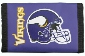 Minnesota Vikings Nylon Tri-Fold Wallet