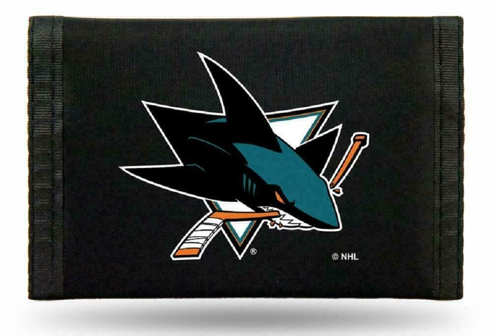 San Jose Sharks Nylon Tri-Fold Wallet