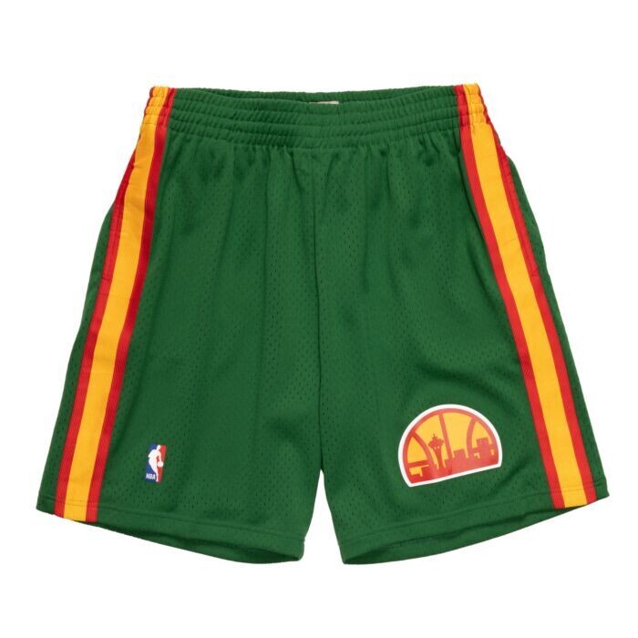 Seattle SuperSonics 1994 Men's Green Reload Mitchell & Ness Swingman Shorts