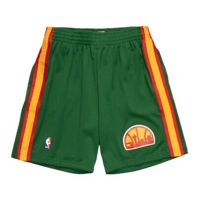 Seattle SuperSonics 1994 Men's Green Reload Mitchell & Ness Swingman Shorts