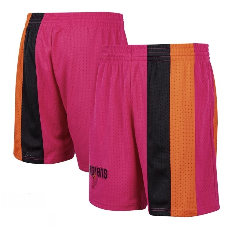 Miami Heat 2005 Men's Pink Floridians Reload Mitchell & Ness Swingman Shorts