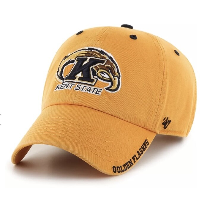 Kent State Golden Flashes Men's 47 Brand Clean Up Adjustable Hat