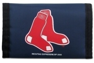 Boston Red Sox Nylon Tri-Fold Wallet