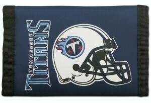 Tennessee Titans Nylon Tri-Fold Wallet