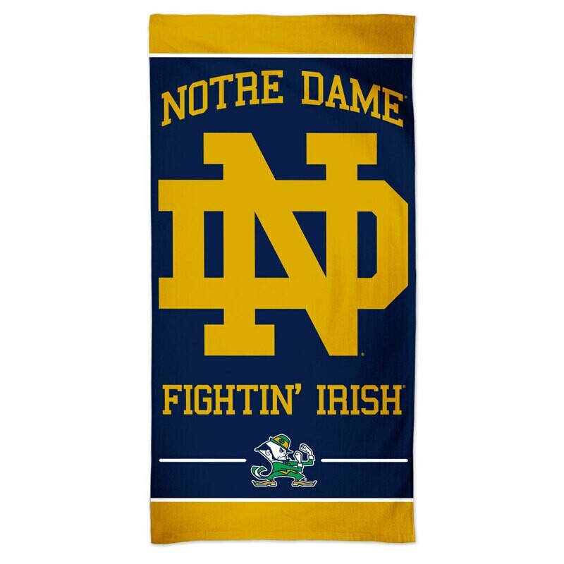 Notre Dame Fighting Irish Beach Towel Notre Dame Fighting Irish Beach Towel