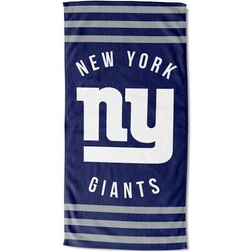 New York Giants Striped Beach Towel New York Giants Striped Beach Towel