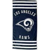 Los Angeles Rams Striped Beach Towel