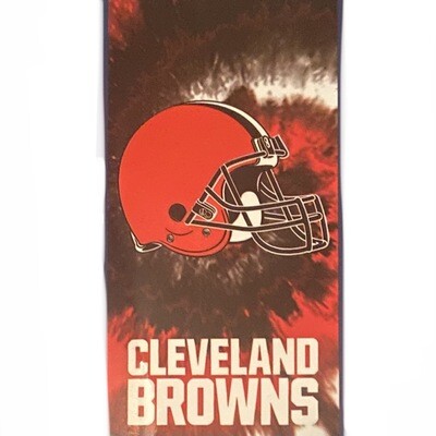 Cleveland Browns Tie Dye Beach Towel