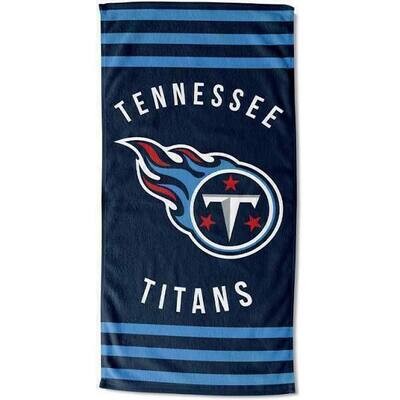 Tennessee Titans Striped Beach Towel Tennessee Titans Striped Beach Towel