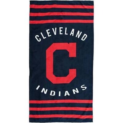 Cleveland Indians Striped Beach Towel