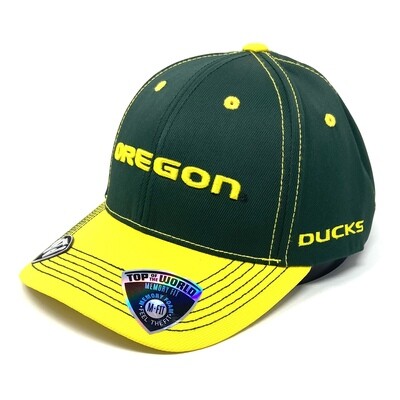 Oregon Ducks Men’s Top of the World Adjustable Hat