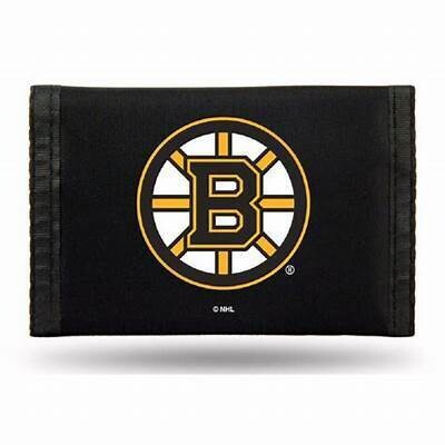 Boston Bruins Nylon Tri-Fold Wallet