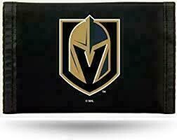 Vegas Golden Knights Nylon Tri-Fold Wallet