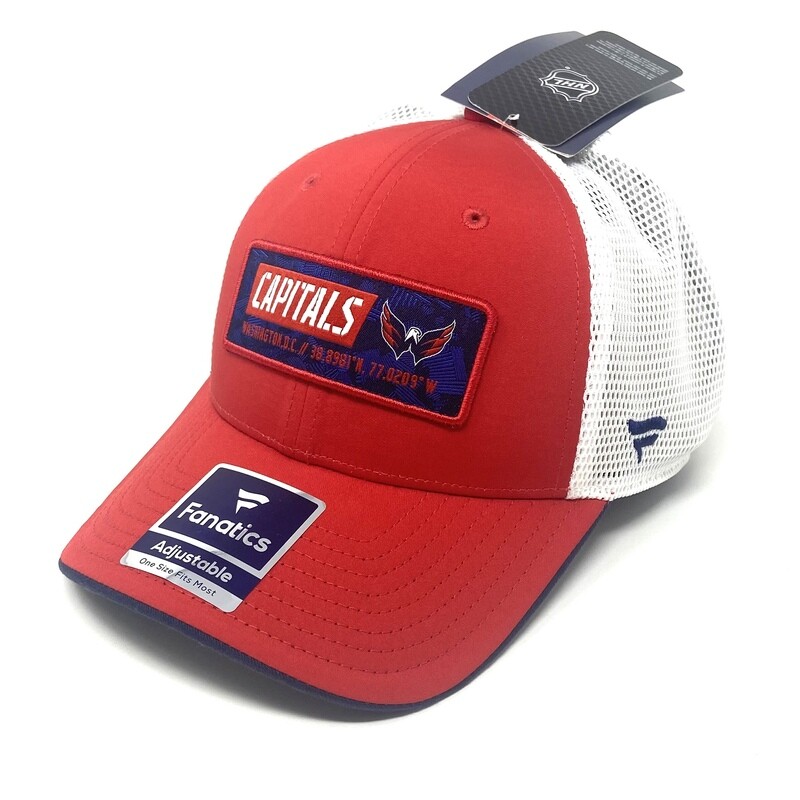 Washington Capitals Men's Fanatics Iconic Defender Snapback Adjustable Hat