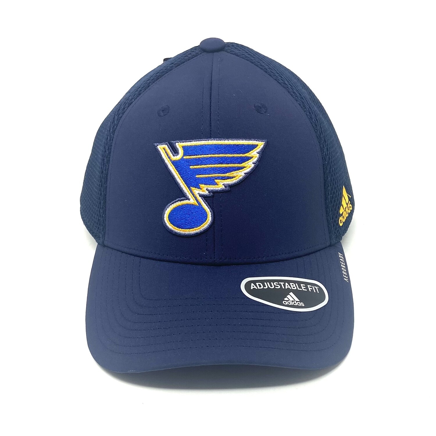 St.Louis Blues Men's Adidas Structured Adjustable Hat