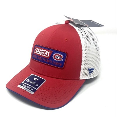 Montreal Canadiens Men's Fanatics Iconic Defender Snapback Adjustable Hat